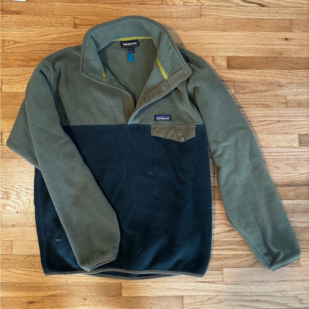 Patagonia Synchilla Snap-T Pullover Olive Green